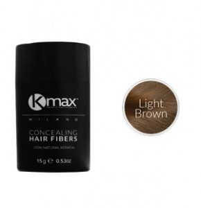 Fibre din cheratină pentru păr rar Kmax - Șaten deschis