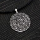Sacred Mayan Calendar pendant