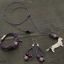 Women's Dachshund Necklace, Bracelet & Earrings Set