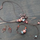 Комплект - дамско колие, гривна и обеци