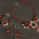 Women's Bracelet, Necklace & Earrings Set