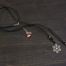 Дамско колие Снежинки