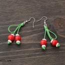Martenitsa Earrings Cherries