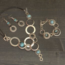 Women's Necklace, Bracelet & Earrings Set