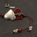 Дамско колие Сърца