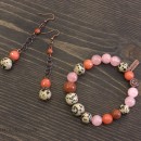Bracelet and earrings set