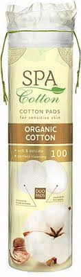 Spa Cotton Dischete demachiante Organic Cotton, 100 buc