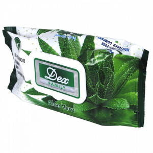 DEX SERVETELE UMEDE ALOE VERA 100BUC