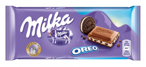 Ciocolata cu lapte si biscuiti Oreo Milka 100g