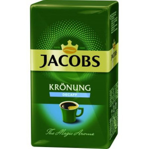 Cafea macinata si prajita decofeinizata Kronung 250g Jacobs