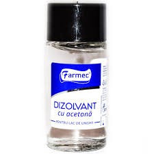 Dizolvant cu acetona pentru lac de unghii 50 ml, Farmec