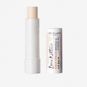 Balsam protector de buze cu ceară de albine şi ulei de migdale Love Nature