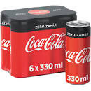 Bautura carbogazoasa cu indulcitori 6x330ml Coca-Cola Zero Zahar