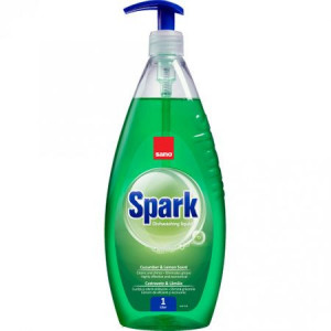 Detergent vase cu pompita Sano Spark Castravete, 1L