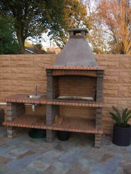 Barbecue de jardin en pierre AV340F-My Barbecue