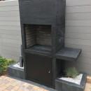 Barbecue contemporain pierre AV15M