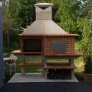 Barbecue en brique réfractaire avec four AV351F