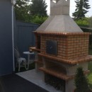 Barbecue en brique réfractaire avec four AV351F