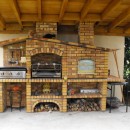 Barbecue Rustique avec Four et évier FR001F