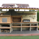 Four a Pain et Barbecue en Brique avec évier AV358F