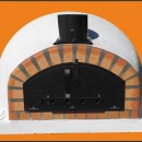 Supplément Porte en Acier Noir Four à bois PIZZAIOLI