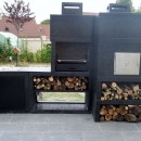 Barbecue Moderne avec Four et Evier AV80M