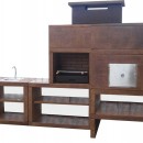 Barbecue Moderne avec Four et Evier AV800M