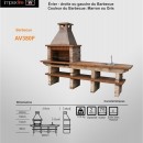 Barbecue Pierre Fixe pour votre jardin AV380F