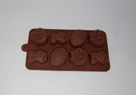 Forma de silicon 8 bomboane de ciocolata/praline