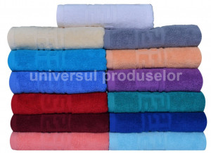 Set 4 Prosoape groase de baie, 550g/mp 100% din bumbac Pakistanez, 67x135 cm, cod P51 - Prosoape din bumbac