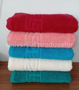 Set 5 Prosoape groase, 550g/mp 100% din bumbac Pakistanez, de fata 48x85 cm, cod P52 - Prosoape din bumbac