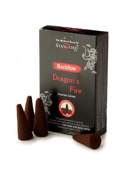 Conuri parfumate backflow Stamford Mythical - Focul Dragonului