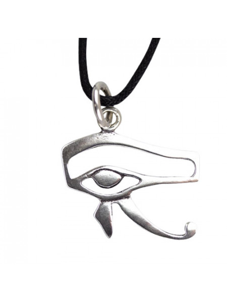 Pandantiv talisman din argint Ochiul lui Horus