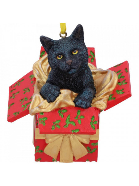 Decoratiune cu agatatoare Pisicuta in Cadou - Lisa Parker 9 cm