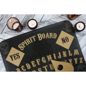 Placa Ouija Spirit Board Craniu