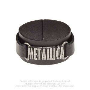 Bratara piele Metallica