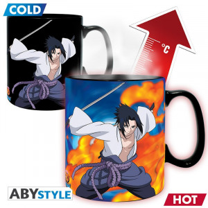 Cana ceramica termosensibila licenta Naruto Shippuden - Naruto vs Sasuke