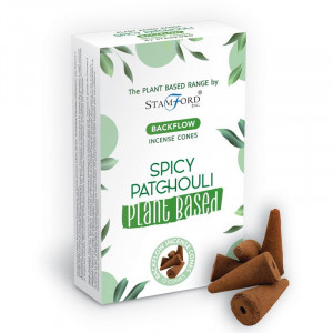 Conuri parfumate backflow Stamford Plant Based - Spicy Patchouli