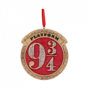 Decoratiune pentru bradul de Craciun Harry Potter - Platforma 9 3/4 8.2 cm