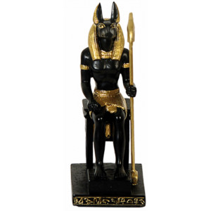 Figurina egipteana Anubis 8cm