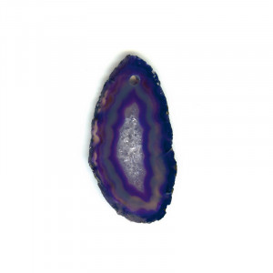 Pandantiv piatra semipretioasa Agata Violet, 5 cm