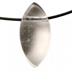 Pandantiv piatra semipretioasa Quartz transparent 30mm