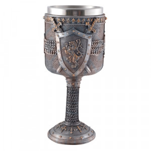 Pocal medieval Curajul leului 20cm