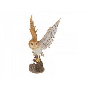 Statueta bufnita Zbor in padure 39 cm