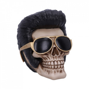 Statueta craniu Elvis Presley - Uh Huh 17cm