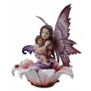 Statueta Fairy Land - Mama magica 14.5cm (violet)
