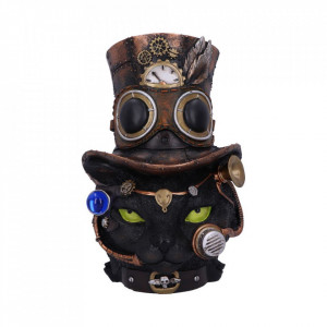Statueta pisica steampunk Felius Mogg 57 cm