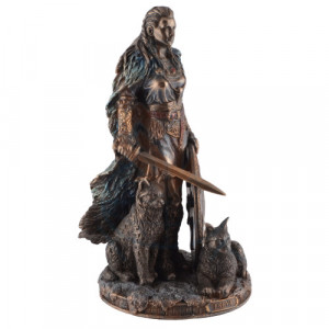Statueta vikinga Zeita Dragostei Freya 21cm