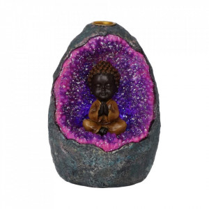 Suport conuri tamaie backflow Buddha Copil - Zen 14.5 cm