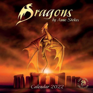 Calendar 2022 de perete Anne Stokes - Dragoni